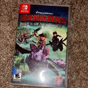 DreamWorks Dragons: Dawn of New Riders - Nintendo Switch Game and Cars